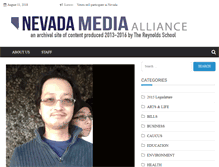 Tablet Screenshot of nevadamediaalliance.org